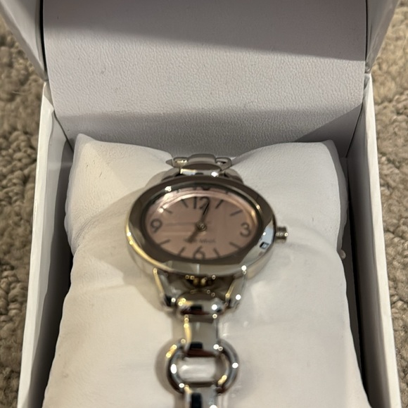 Nine West silver wrist watch - Picture 2 of 4